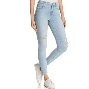 J Brand Alana High Rise Crop Skinny Jeans - Refresh Destruct - Size 27